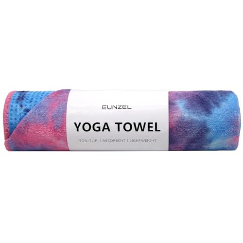 Hot Yoga Towel - Microfiber Non Slip Yoga Mat Towel Sweat Absorbent Towel for Hot Yoga, Pilates and Fitness 72