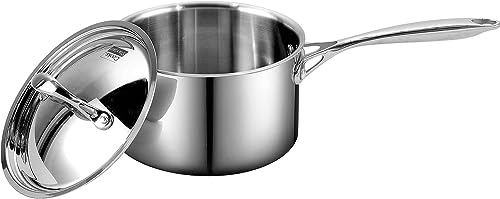 Cooks Standard Multi-Ply Clad Saucepan, 3-Quart, Silver
