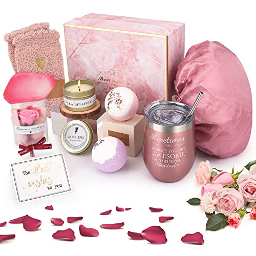 Birthday Gifts for Women,Get Well Soon Gifts for Women,Gifts for Mom Spa Gift Box Basket For Her Sister Best Friend Wife Mother Girlfriend Coworker­