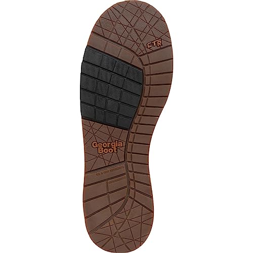 Georgia Boot Men's Brown Amp Lt Wedge Waterproof Pull on Industrial Boot