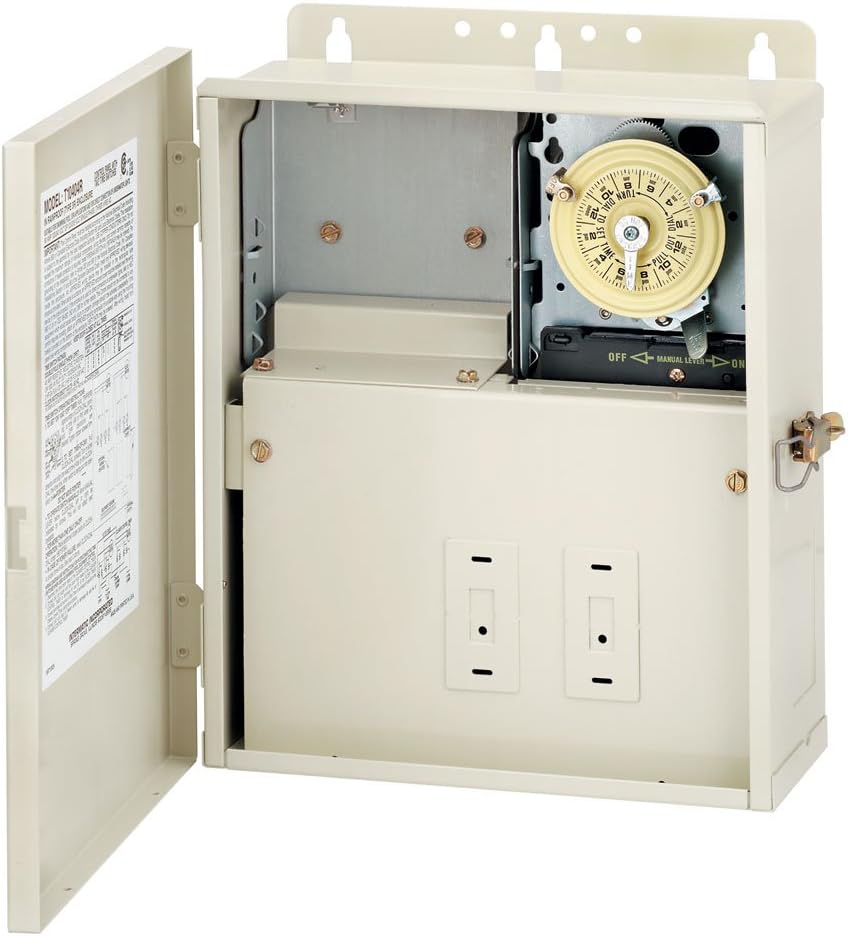 Intermatic T10004R Pool/Spa Control Center 1 T104M, Color