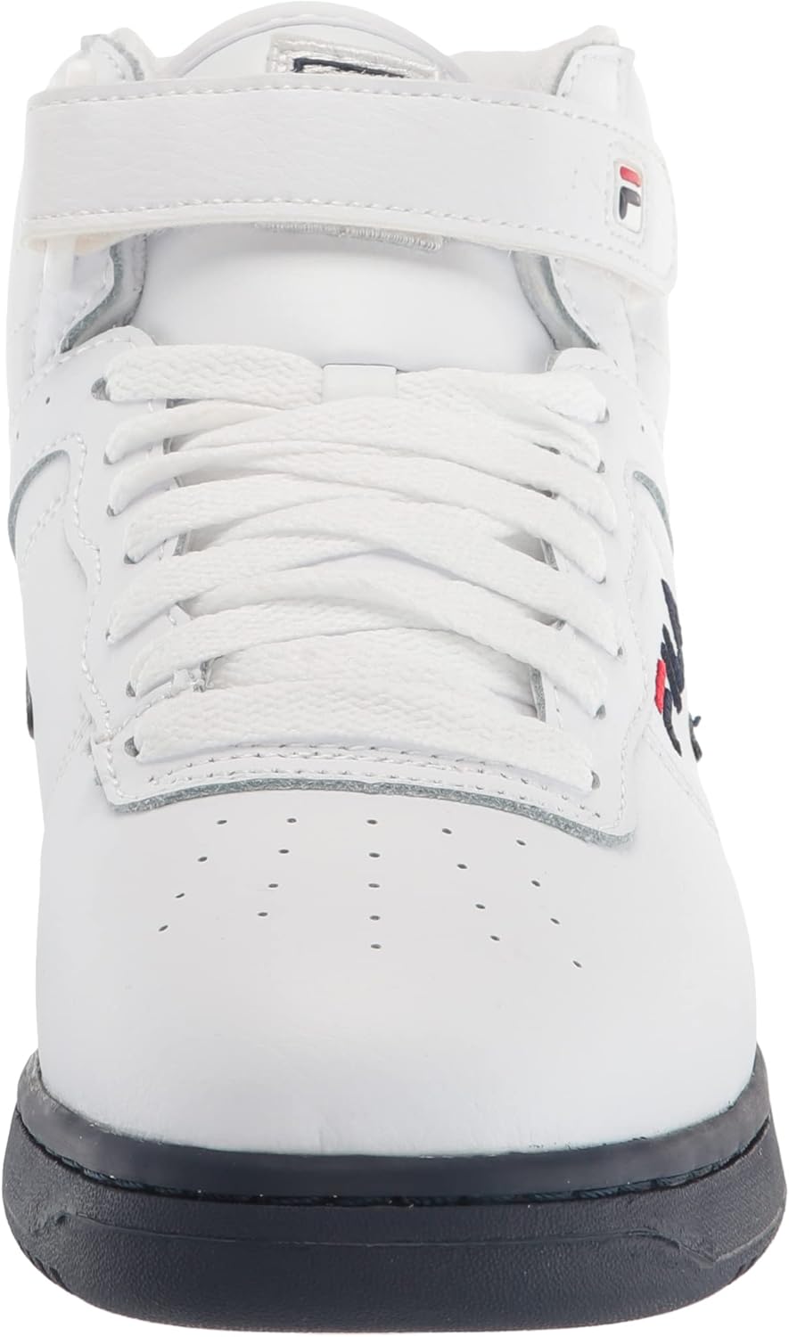 Fila Men's f-13v lea/syn Fashion Sneaker, White/Navy/Red, 10 M US