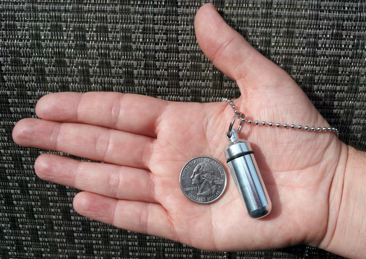 Black Engraved Cremation Urn R.I.P. with Silver Motorcycle - Includes Velvet Pouch, 24