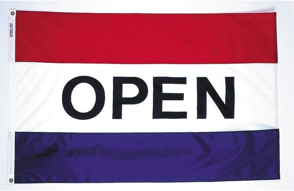 Annin Flagmakers Open Message Flag All-Weather Nylon (Model 483502)