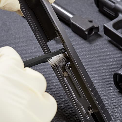 Gun Cleaning Supplies Case, Gun Cleaning Patches and Gun Cleaning Swabs 2 Specifications, 6” Bamboo Cleaning Swabs, 2” Lint Free Gun Cleaning Cloth, Include 3 Double-Ended Cleaning Brush