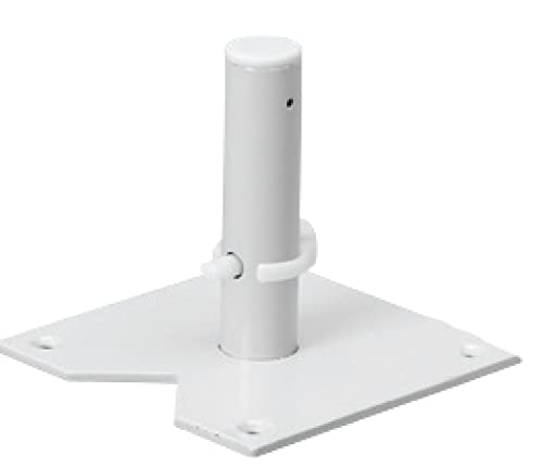 Rev-A-Shelf - LD-2061-24BM-11-1 - 24 in. White Polymer Full Circle Bottom Mount Lazy Susan Single Shelf