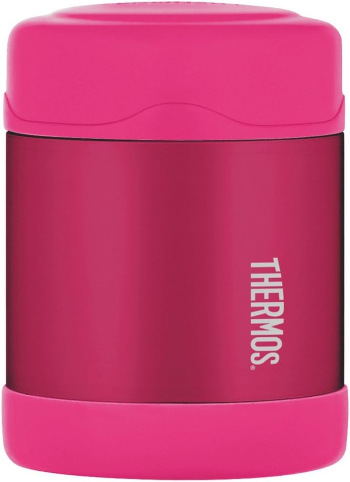 Thermos Funtainer Pink Stainless Steel Vacuum Insulated 10 Ounce Food Jar, Set of 2