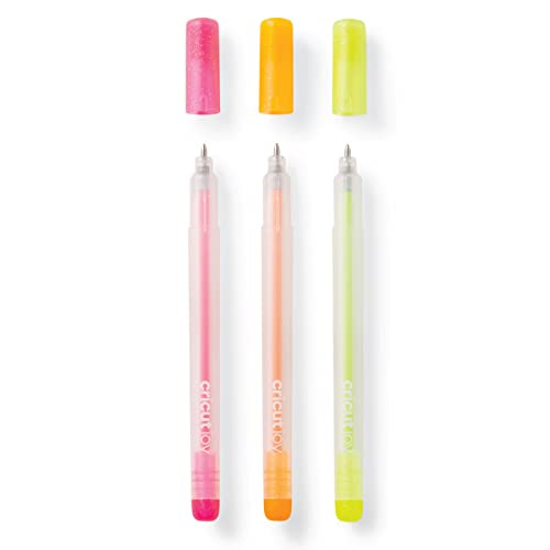 Cricut Joy Gel Point Pens 1.0 (3) Black, Gray, Blue