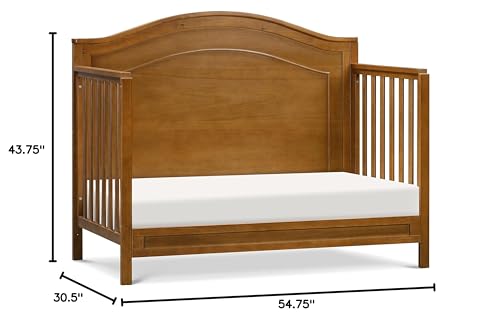 DaVinci Charlie 4-in-1 Convertible Crib in Grey, Greenguard Gold Certified