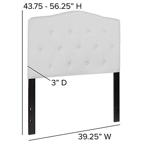 Flash Furniture Cambridge Tufted Upholstered Queen Size Headboard in Beige Fabric