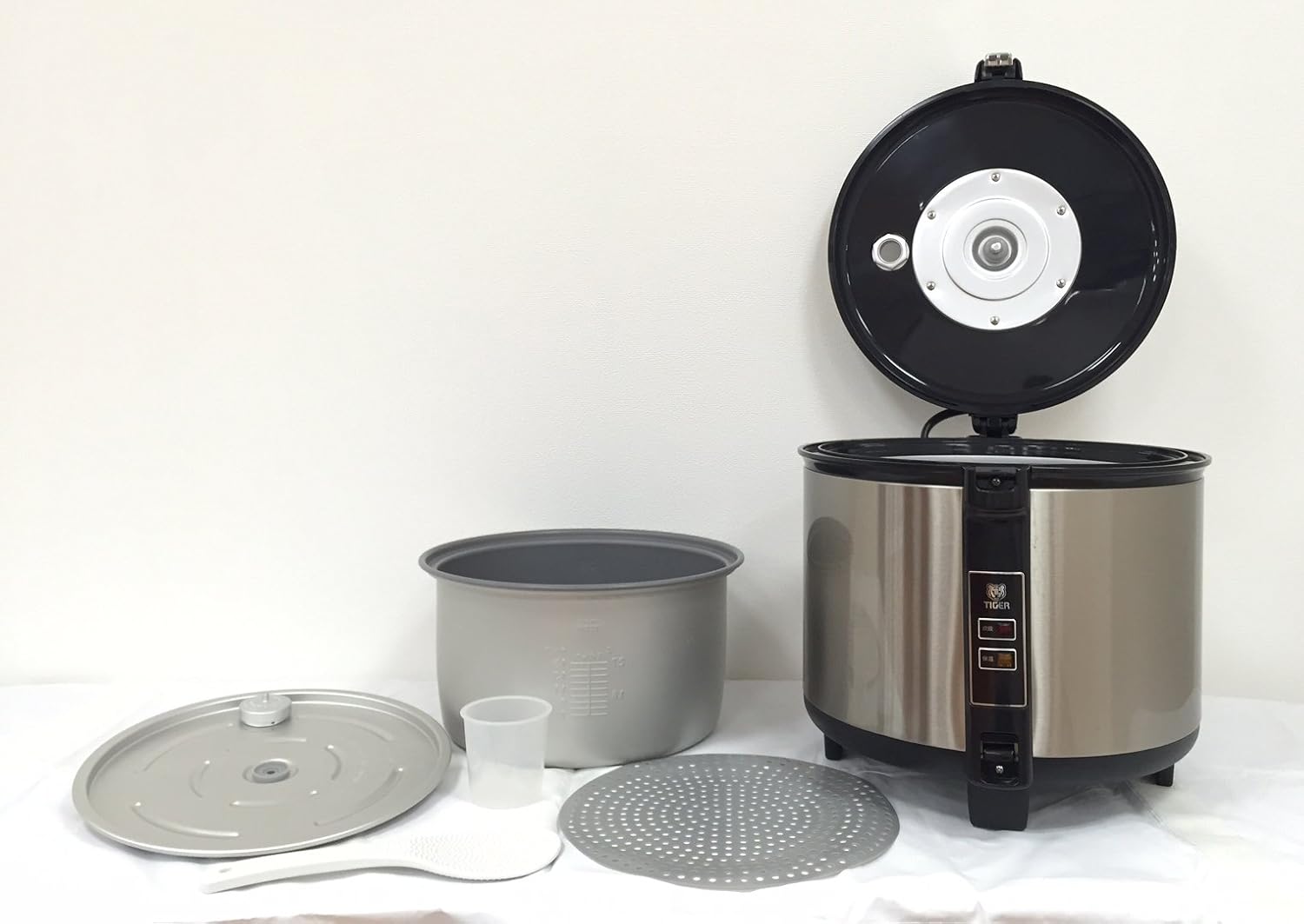 Tiger rice cooker one bushel - 5 people stainless cooked rice cooker JCC-270P-XS Tiger