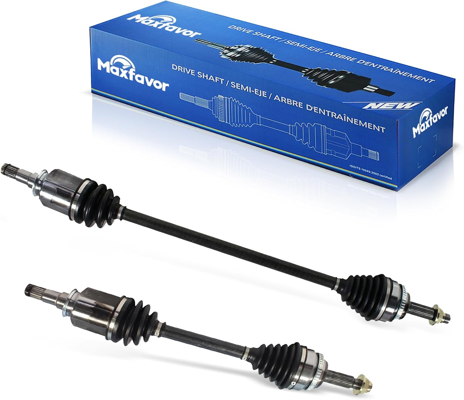 CV Joint Axle Assembly Front LH RH Pair Set of 2 Premium CV Axles Replacement for 2003 2004 2005 2006 2007 2008 Toyota Corolla 4-Door 1.8L Manual Trans