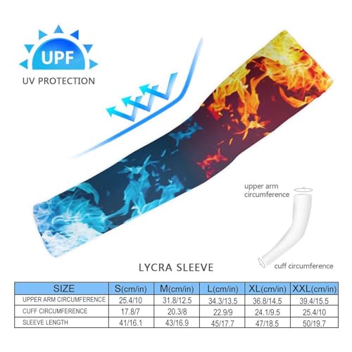 Sun Protection Arm Sleeves Tattoo Cover Up Compression Cooling Sleeve