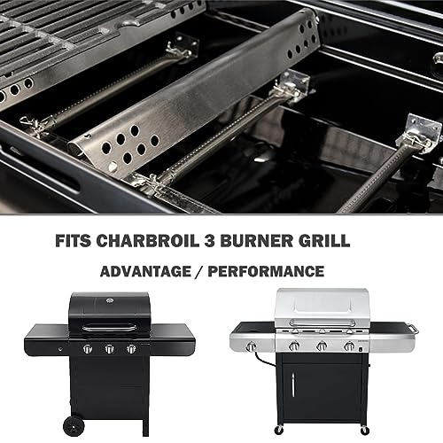 463347519 463347518 Heat Tent Burners 5 Burner Grill Replacement Parts 463243518 463243519 463275517 Charbroil Performance Parts 463244819 G470-0004-W1A Grill Part G321-4C00-W1 Burner Tube Replacement