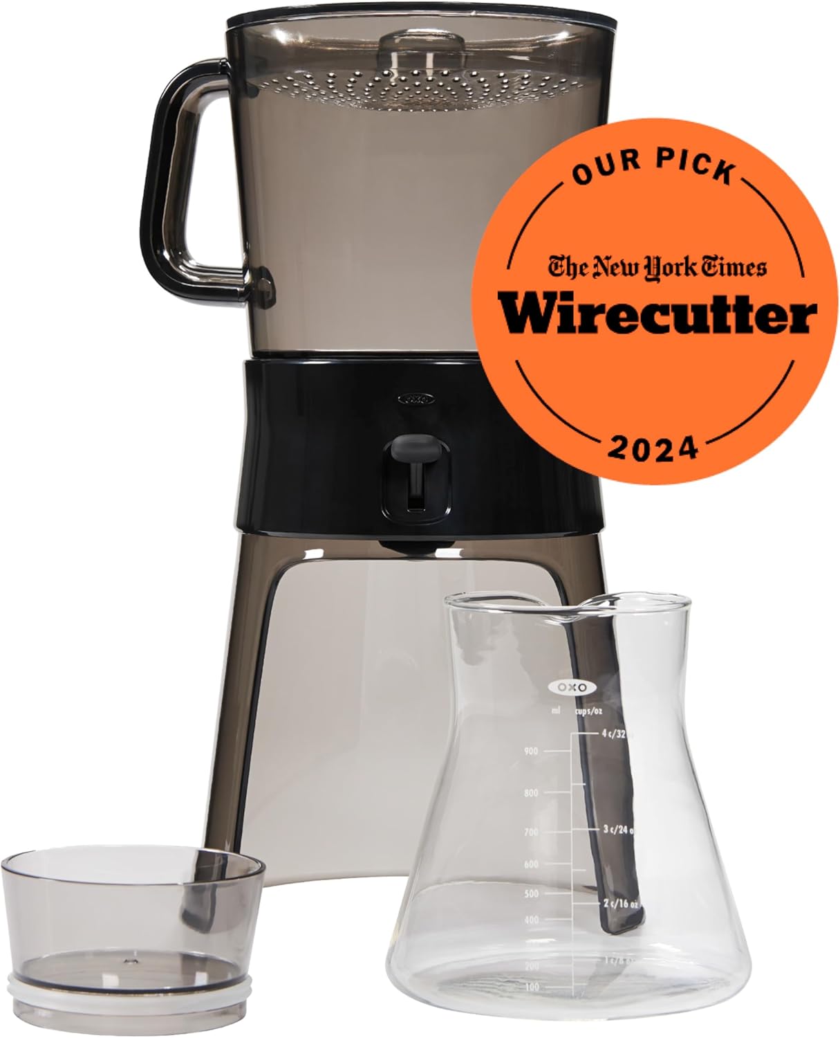 OXO Good Grips 32 Ounce Cold Brew Coffee Maker,Black
