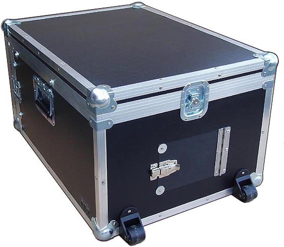 Rack/mixer 1/4 Ply Light Duty ATA Case W/dolly Wheels - 14 Space Over 6 Space