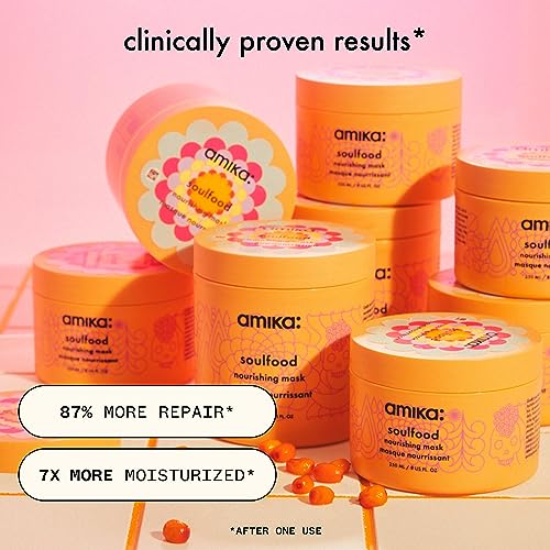 amika soulfood nourishing mask, 16 Fl Oz (Pack of 1)