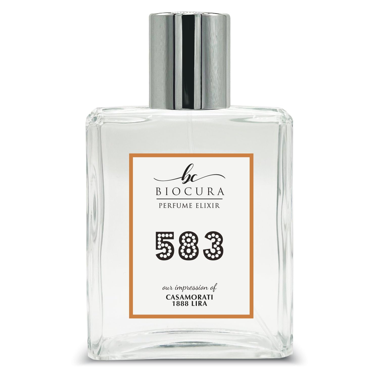 BC Perfume 583 Inspired by Casamorati 1888 Lira For Women Replica Fragrance Dupes Eau de Parfum Spray Bottle 3.4 Fl Oz/100ml-X1