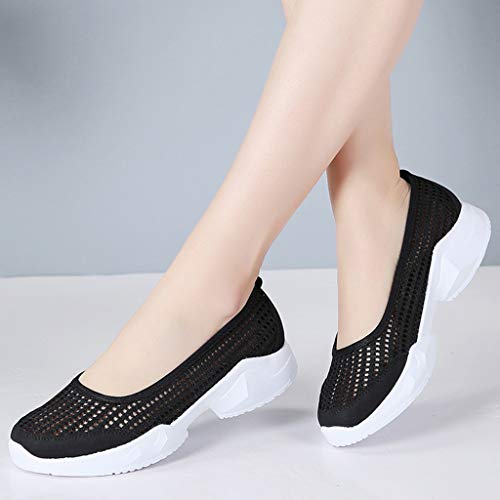 Women's Walking Shoes Slip On - Outdoor Mesh Sports Shoes Runing Breathable Sneakers