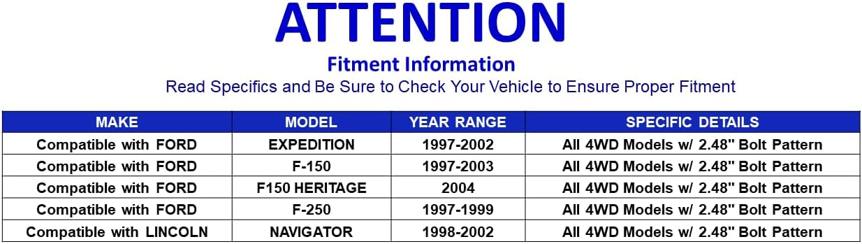 PartsW - New 14 Pc Upper & Lower Ball Joints Tie Rods Sway Bars Idler & Pitman Arm Front Suspension Kit 4x4 / 4WD Models