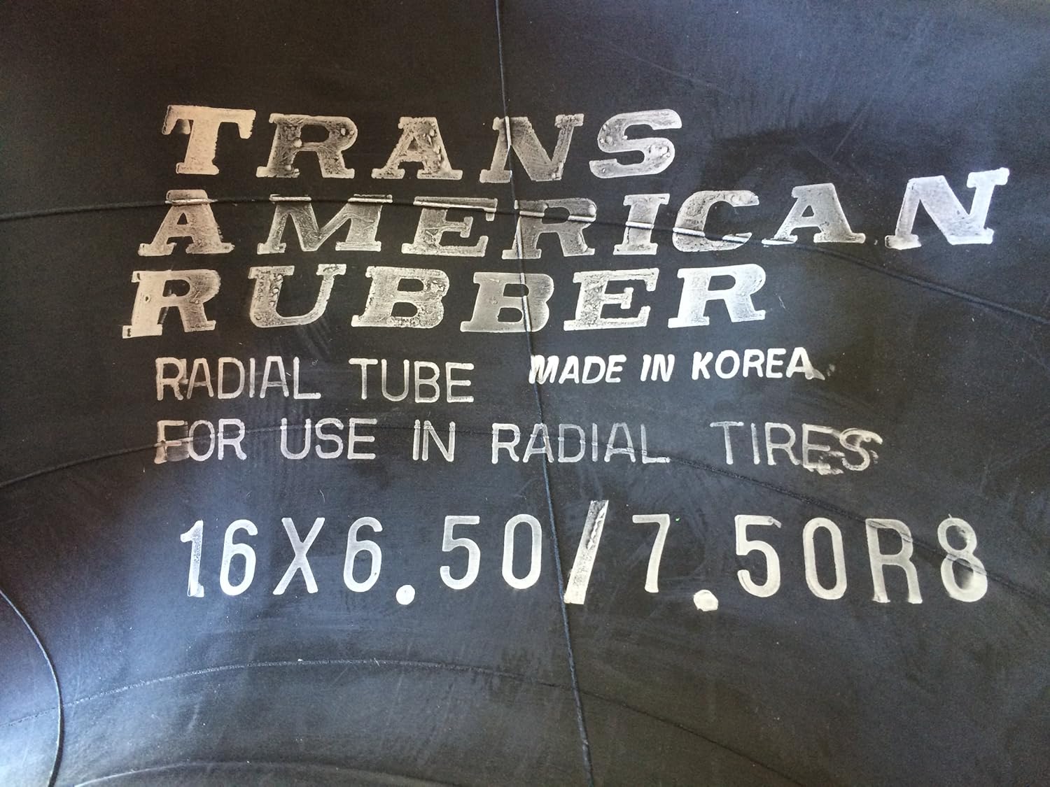 Trans American 16x6.50-8 16x7.50-8 Inner Tube with TR-13 Valve Stem