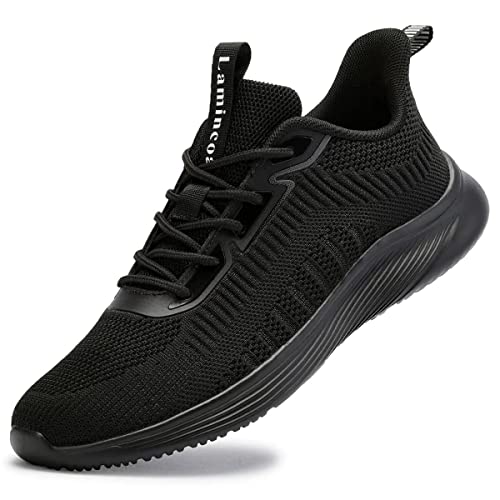 Lamincoa Womens Walking Shoes Lace Up Tennis Lightweight Breathable Mesh Running Shoes Casual Memory Foam Sneakers