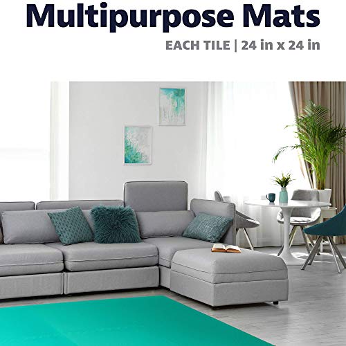 We Sell Mats 1/2 Inch Thickness Multipurpose EVA Foam Floor Tiles, Interlocking Floor Mat for Indoor Gym and Home Use