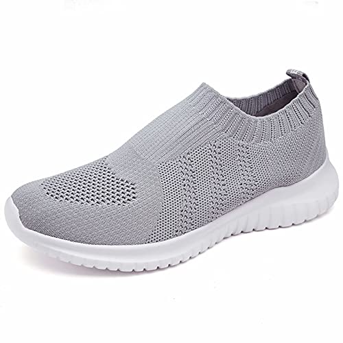 konhill Women's Walking Tennis Shoes - Lightweight Athletic Casual Gym Slip on Sneakers