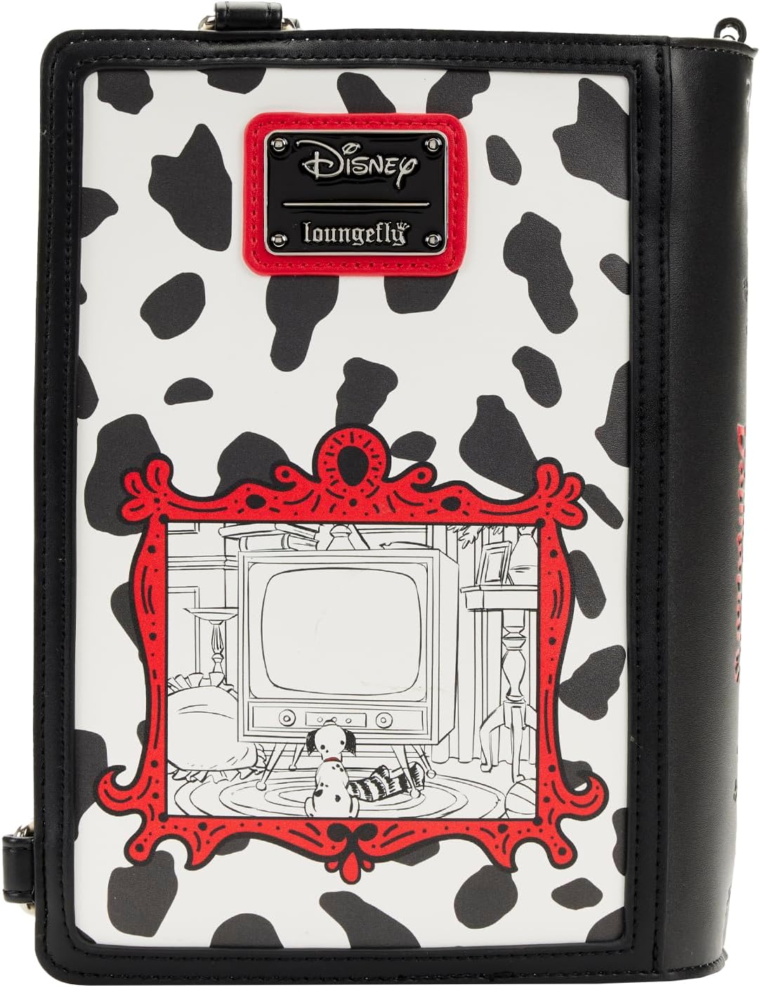 Loungefly DISNEY CLASSIC BOOKS 101 DALMATIANS CONVERTIBLE CROSSBODY BAG