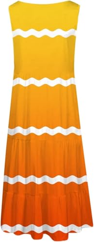 Summer Neck Women Crew 2024 High Striped Dresses Fashion Mini Waisted Beach Party Sundresses