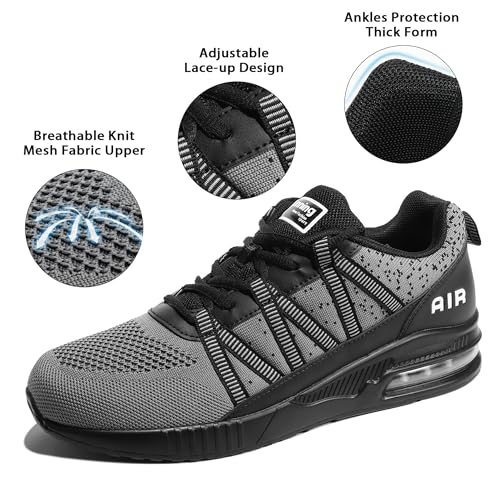 Soulsfeng Womens Air Cushion Running Shoes Lightweight Breathable Workout Tennis Walking Sneakers US 3.5-11.5