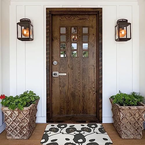 Yours Cute Welcome to My Home Funny House Warming Gifts for Family Decoration Doormat Entrance Way Non-Slip Door Mats Front Indoor or Outdoor Living Room Kitchen Bedroom Area Rugs 17x30 Inch