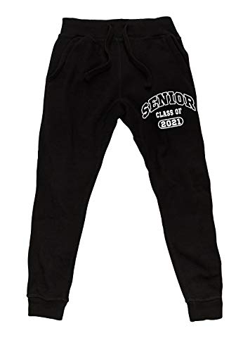 Men's Senior Class of 2021 Black Fleece Gym Jogger Sweatpants