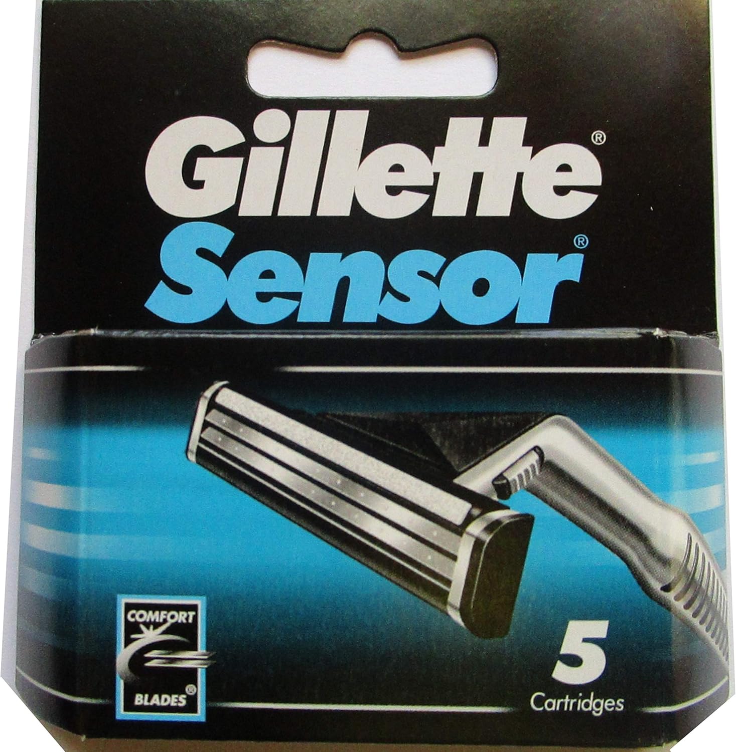 Gillette Sensor Cartridges, 5-Count (Pack of 4, 20 total cartridges)