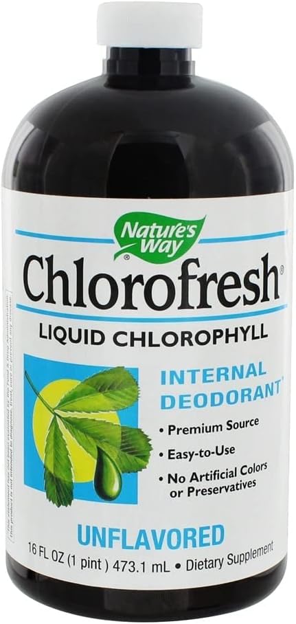 Nature's Way Chlorofresh Liquid Chlorophyll Internal Deodorant, unflavored 16 oz