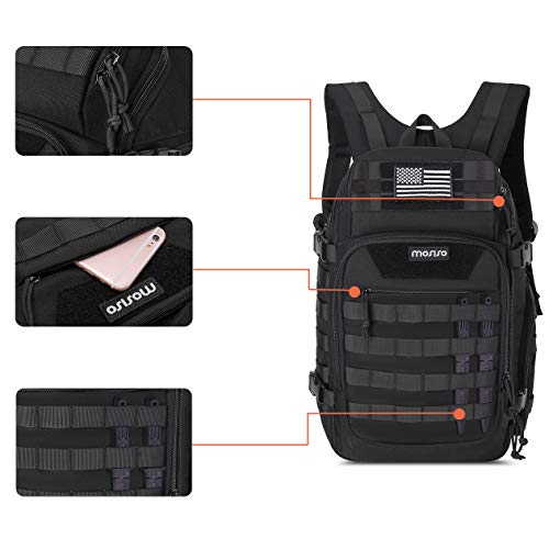 MOSISO 30L Tactical Backpack, Military Daypack 3 Day Assault Pack Rucksack Bag