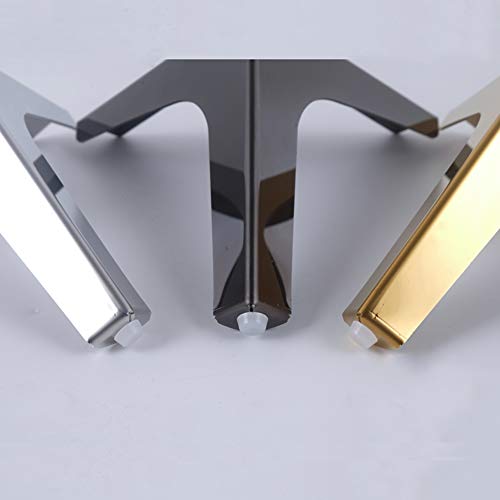 zwhw Iron Furniture Feet, Triangular Modern Fashion Sofa Legs, Table Legs, Chair Legs, DIY Replacement Parts, with Screws, 4 Load-Bearing 500kg, Height 4.5 Inch