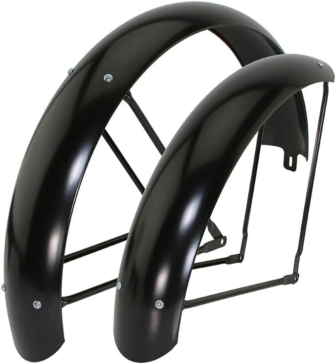 Lowrider Bike 24x4.0 Fat Bike Classic Standard Fender Set B-2 Black.