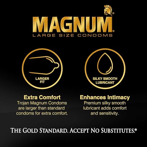 Trojan Magnum Xl Lubricated Condoms, 48 Count