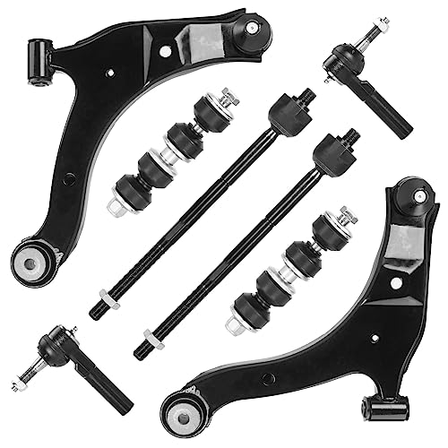 Front Lower Control Arms w/Ball Joint + Sway Bar Links for Dodge Plymouth 2000-2005, Plymouth Neon 2000-2001, PT Cruiser 2001-2010 Suspension Kit K620009 K620010 K7348 4pc Set