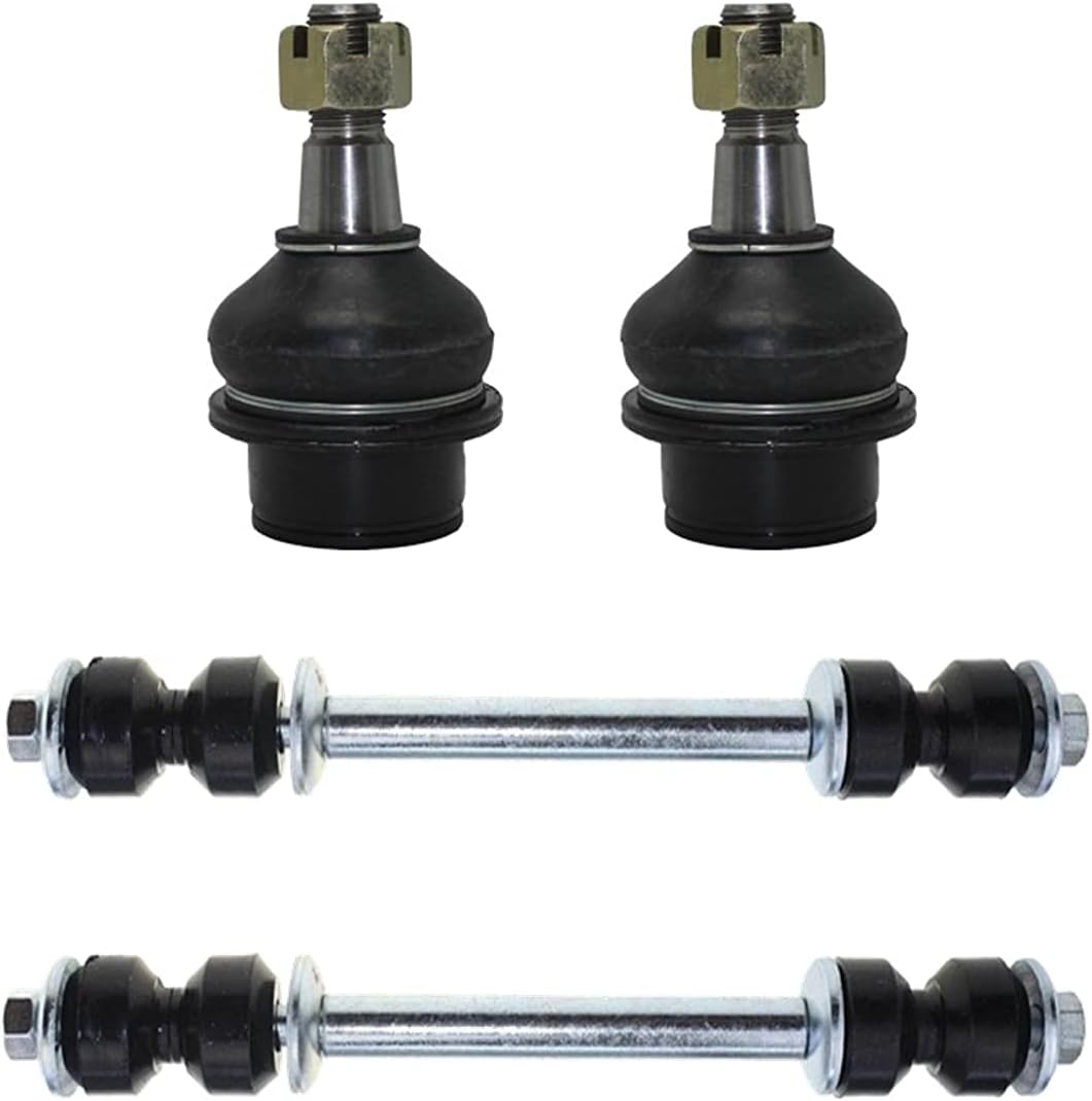 PartsW - 8 Pc Front Upper Control Arm, Sway Bar Links, Lower Ball Joints, Idler & Pitman Arms, Steering Suspension Kit Fits Cadillac Escalade/Chevrolet Avalanche/GMC Sierra