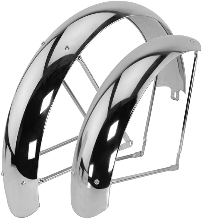 Lowrider Bike 24x4.0 Fat Bike Classic Standard Fender Set B-2 Chrome.