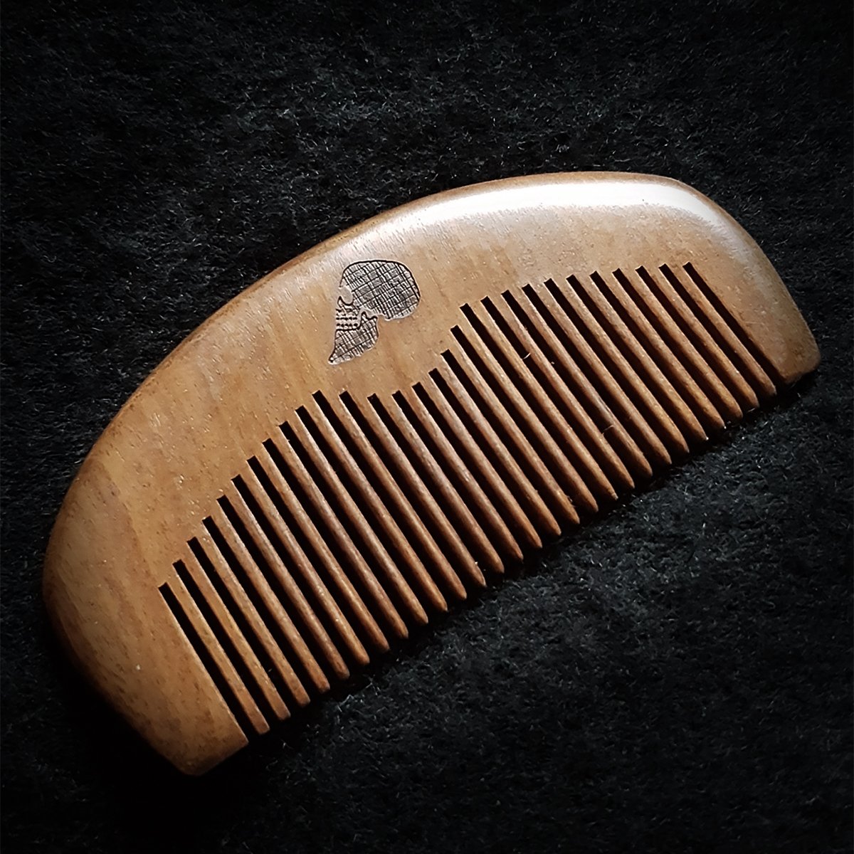 Beard and Mustache Wood Comb, Perfect for Balms and Oils, Anti-Static, Pocket Size for all types of Beards.
