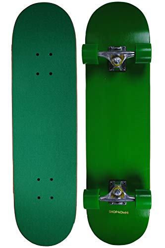 Complete Full Size Maple Skateboard w Premium Wheels & Matching Grip Tape