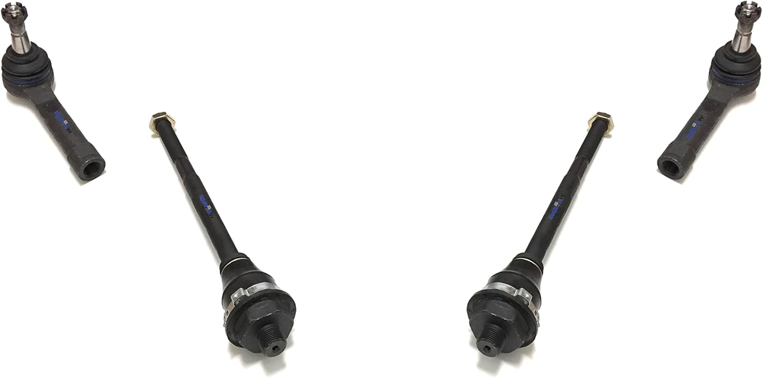 PartsW - 15 Pc Suspension Kit Tie Rod Ends Idler & Pitman Arms, Front Upper Control Arm Bushing, Upper & Lower Ball Joints Fits Cadillac Escalade/Chevrolet Silverado 1500/