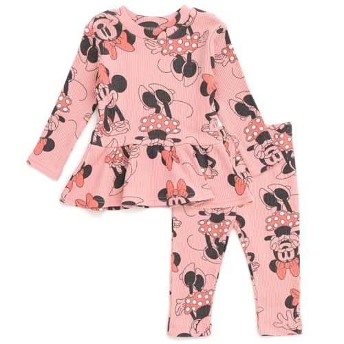 Disney Minnie Mouse Winnie the Pooh The Aristocats Lilo & Stitch Peplum T-Shirt and Pants Newborn to Big Kid