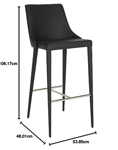 Safavieh Home Collection Summerset Black 41.7-inch Bar Stool