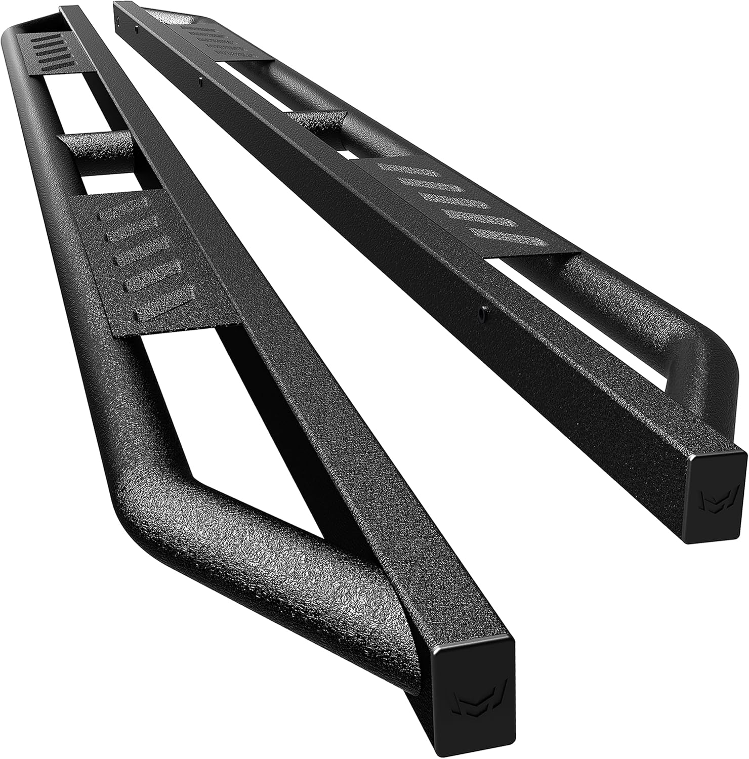 MaxMate Side Armor Compatible with 2015-2024 Chevy Colorado GMC Canyon | Crew Cab | AM2C20178MX | Side Step Rails Nerf Bars Running Boards