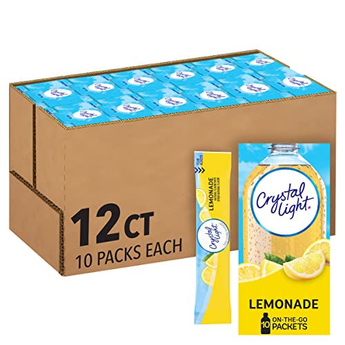 Crystal Light Pitcher Packs Drink Mix Variety Bundle of 12 Different Flavors