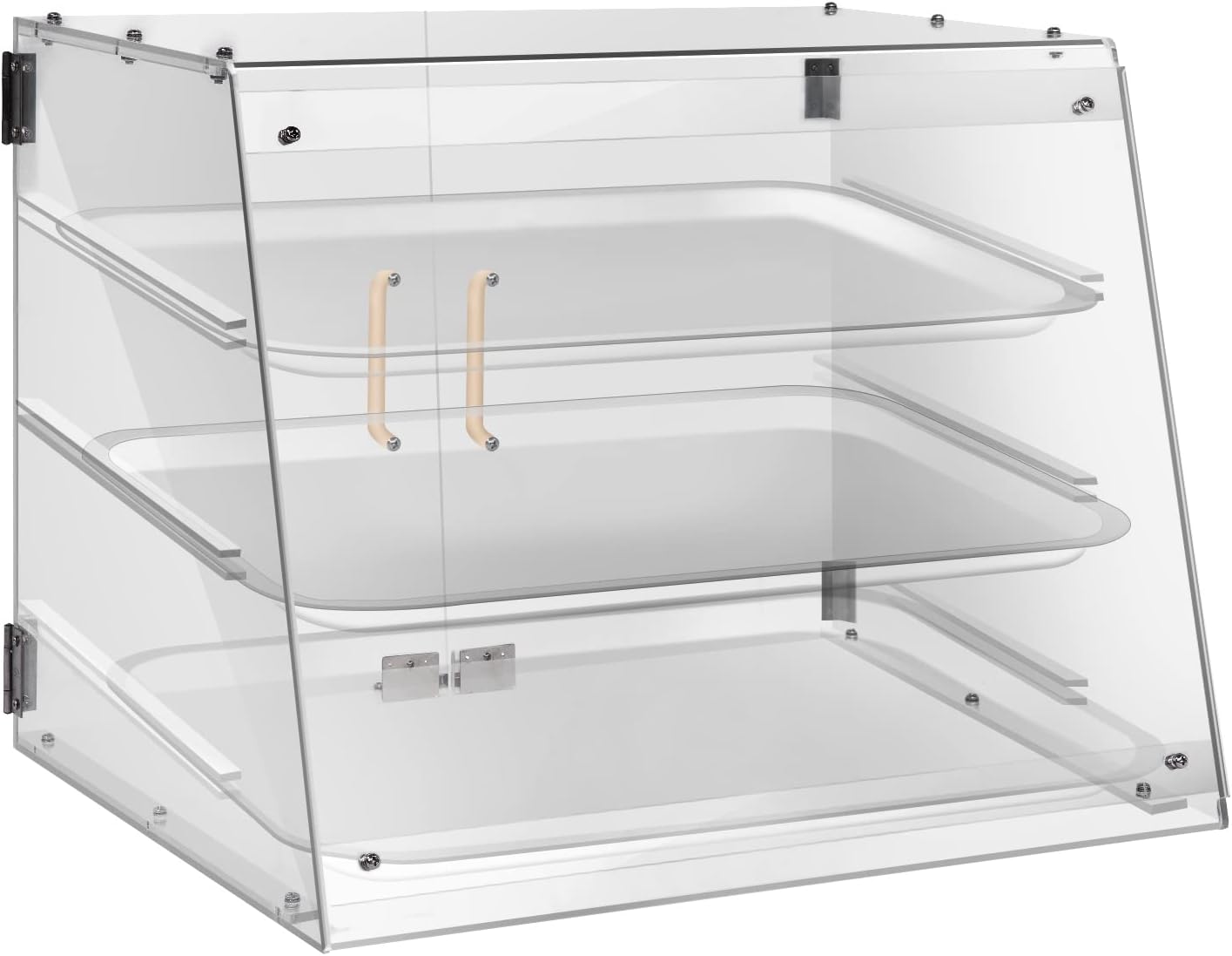 3 Tray Bakery Display Case with Rear Doors - 21
